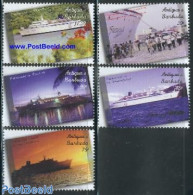 Antigua & Barbuda 2001 Freewinds 5v, Mint NH, Performance Art - Transport - Music - Ships And Boats - Música