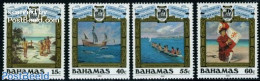 Bahamas 1992 Discovery Of America 4v, Mint NH, History - Transport - Explorers - Ships And Boats - Esploratori