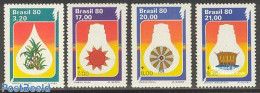 Brazil 1980 Alternative Energy 4v, Mint NH, Science - Energy - Ongebruikt