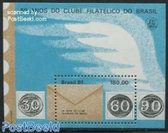 Brazil 1981 Philatelic Club S/s, Mint NH, Stamps On Stamps - Neufs