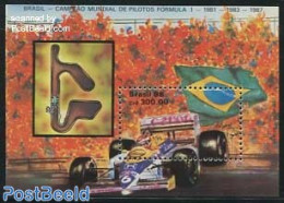 Brazil 1988 Formula 1 S/s, Mint NH, Sport - Transport - Autosports - Sport (other And Mixed) - Automobiles - Nuovi