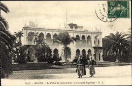 CPA Algier Algerisches Algier, Der Gouverneurspalast In Mustapha Superieur - Autres & Non Classés