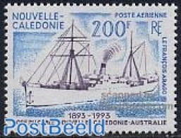 New Caledonia 1993 Sea Cable 1v, Mint NH, Science - Transport - Telecommunication - Ships And Boats - Ongebruikt