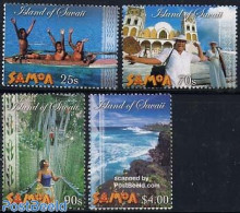 Samoa 2005 Island Of Savaii 4v, Mint NH, Transport - Various - Ships And Boats - Tourism - Art - Bridges And Tunnels - Ships