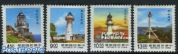 Taiwan 1989 Lighthouses 4v, Mint NH, Various - Lighthouses & Safety At Sea - Fari