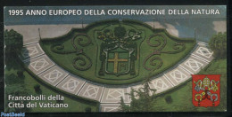 Vatican 1995 Gardens Booklet, Mint NH, History - Nature - Europa Hang-on Issues - Gardens - Stamp Booklets - Ungebraucht
