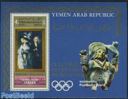 Yemen, Arab Republic 1969 Cultural Olympiade S/s, Gainsborough, Mint NH, Sport - Olympic Games - Art - Paintings - Other & Unclassified