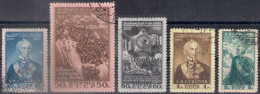 Russia 1950, Michel Nr 1465-69, Used - Used Stamps