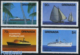 Grenada 1984 Ships 4v, Mint NH, Transport - Ships And Boats - Ships