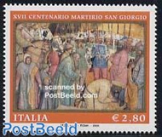 Italy 2004 San Giorgino 1v, Mint NH, History - Nature - Religion - Knights - Horses - Religion - Otros & Sin Clasificación