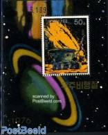 Korea, North 1976 Lunochod S/s, Mint NH, Transport - Space Exploration - Korea (Nord-)