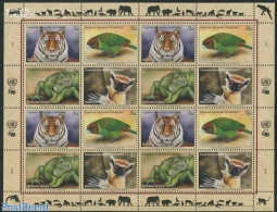 United Nations, Geneva 2012 Endangered Animals M/s (with 4 Sets), Mint NH, Nature - Animals (others & Mixed) - Birds -.. - Other & Unclassified
