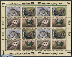 United Nations, Vienna 2012 Endangered Animals M/s (with 4 Sets), Mint NH, Nature - Animals (others & Mixed) - Birds -.. - Other & Unclassified