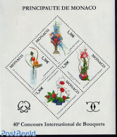 Monaco 2006 Int. Flower Arranging Contest S/s, Mint NH, Nature - Flowers & Plants - Unused Stamps