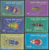 Papua New Guinea 2005 Beetles 6v, Mint NH, Nature - Insects - Papua Nuova Guinea