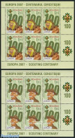 Romania 2007 Europa, Scouting 2 M/s, Mint NH, History - Sport - Europa (cept) - Scouting - Unused Stamps