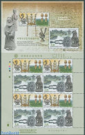 Korea, South 2005 World Heritage 5x2v M/s, Mint NH, History - World Heritage - Stamp Booklets - Ohne Zuordnung