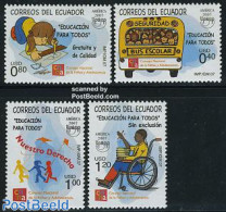 Ecuador 2007 UPAEP 4v, Mint NH, Health - Disabled Persons - U.P.A.E. - Behinderungen