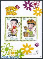 Grenada 2006 Betty Boop S/s, Mint NH, Nature - Dogs - Art - Comics (except Disney) - Fumetti