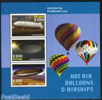 Guyana 2006 Hot Air Balloons & Airships S/s, Mint NH, Transport - Balloons - Zeppelins - Fesselballons