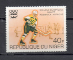 NIGER   N° 352    NEUF SANS CHARNIERE  COTE 0.70€   JEUX OLYMPIQUES INNSBRUCK SPORT - Níger (1960-...)