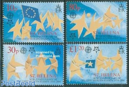 Saint Helena 2006 50 Years Europa Stamps 4v, Mint NH, History - Europa Hang-on Issues - Idées Européennes