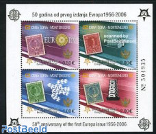 Montenegro 2006 50 Years Europa Stamps 4v M/s, Mint NH, History - Nature - Europa Hang-on Issues - Bees - Stamps On St.. - Europäischer Gedanke