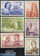 Australia 1963 Navigators 6v, Mint NH, History - Transport - Explorers - Ships And Boats - Unused Stamps