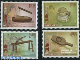 Macao 2009 Traditional Instruments 4v, Mint NH, Art - Handicrafts - Unused Stamps