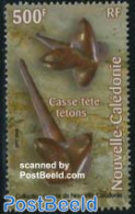 New Caledonia 2008 Case Tetes Tetons 1v, Mint NH, Art - Sculpture - Nuevos