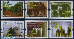 Portugal 2008 Olive Oil 6v, Mint NH, Health - Various - Food & Drink - Agriculture - Neufs