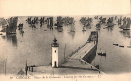 CPA  N°19. CANCALE "Départ De La Caravane. Leaving For The Caravan". Editeur: LL. Vers 1900 - Cancale