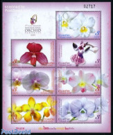 Thailand 2009 Siam Pragon Orchid Paradise 7v M/s, Mint NH, Nature - Orchids - Tailandia