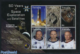 Tuvalu 2008 Space Exploration 6v M/s, Mint NH, Transport - Space Exploration - Other & Unclassified