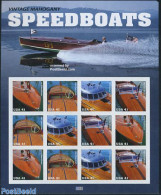 United States Of America 2007 Speedboats M/s (with 3 Sets), Mint NH, Transport - Ships And Boats - Unused Stamps