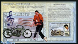 Congo Dem. Republic, (zaire) 2006 Harley Davidson, Elvis Presley S/s, Mint NH, Performance Art - Transport - Elvis Pre.. - Elvis Presley