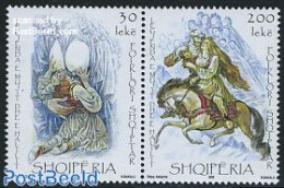 Albania 2009 Folklore 2v [:], Mint NH, Nature - Various - Horses - Folklore - Art - Fairytales - Cuentos, Fabulas Y Leyendas