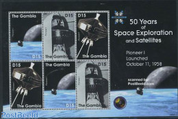 Gambia 2008 50 Years Of Space Exploration 6v M/s, Mint NH, Transport - Space Exploration - Gambie (...-1964)