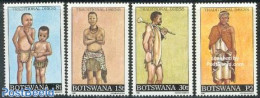 Botswana 1990 Tradional Costumes 4v, Mint NH, Various - Costumes - Costumes