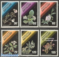 Netherlands Antilles 1990 Flowers 6v, Mint NH, Nature - Flowers & Plants - Other & Unclassified