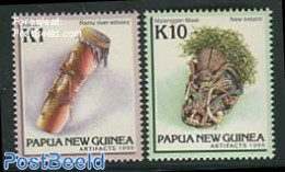 Papua New Guinea 1995 Handicrafts 2v, Mint NH, Various - Folklore - Art - Handicrafts - Papua New Guinea