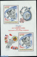 Czechoslovkia 1981 Space Flights S/s, Mint NH, Transport - Space Exploration - Otros & Sin Clasificación