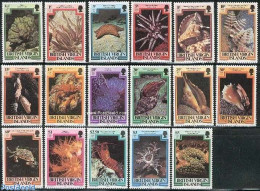 Virgin Islands 1979 Marine Life 17v, Mint NH, Nature - Shells & Crustaceans - Mundo Aquatico