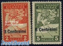 Italy 1918 Express Mail 2v, Overprints, Unused (hinged) - Otros & Sin Clasificación