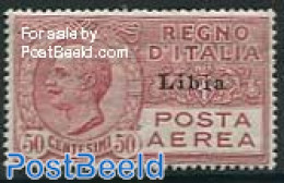 Italian Lybia 1928 50c, Stamp Out Of Set, Unused (hinged) - Libië
