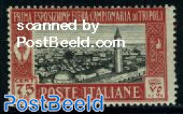 Italian Lybia 1927 Tripolitania, 75c, Stamp Out Of Set, Mint NH - Tripolitania