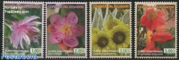 Ecuador 2012 Flowers 4v, Mint NH, Nature - Flowers & Plants - Equateur