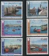 Isle Of Man 2012 Lighthouses 6v, Mint NH, History - Transport - Various - Europa (cept) - Ships And Boats - Lighthouse.. - Boten