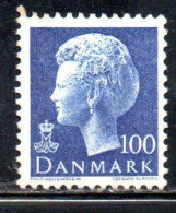 DANEMARK DANMARK DENMARK DANIMARCA 1974 1981 QUEEN MARGRETHE 100o MNH - Nuovi