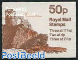 Great Britain 1981 Def. Booklet, Mow Cop Castle, 11.5p Stamp At Right, Mint NH, Stamp Booklets - Castles & Fortificati.. - Unused Stamps